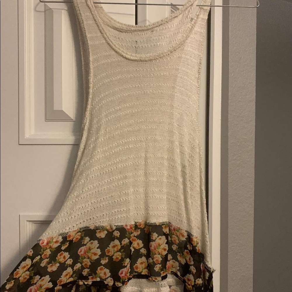 Flower crop top